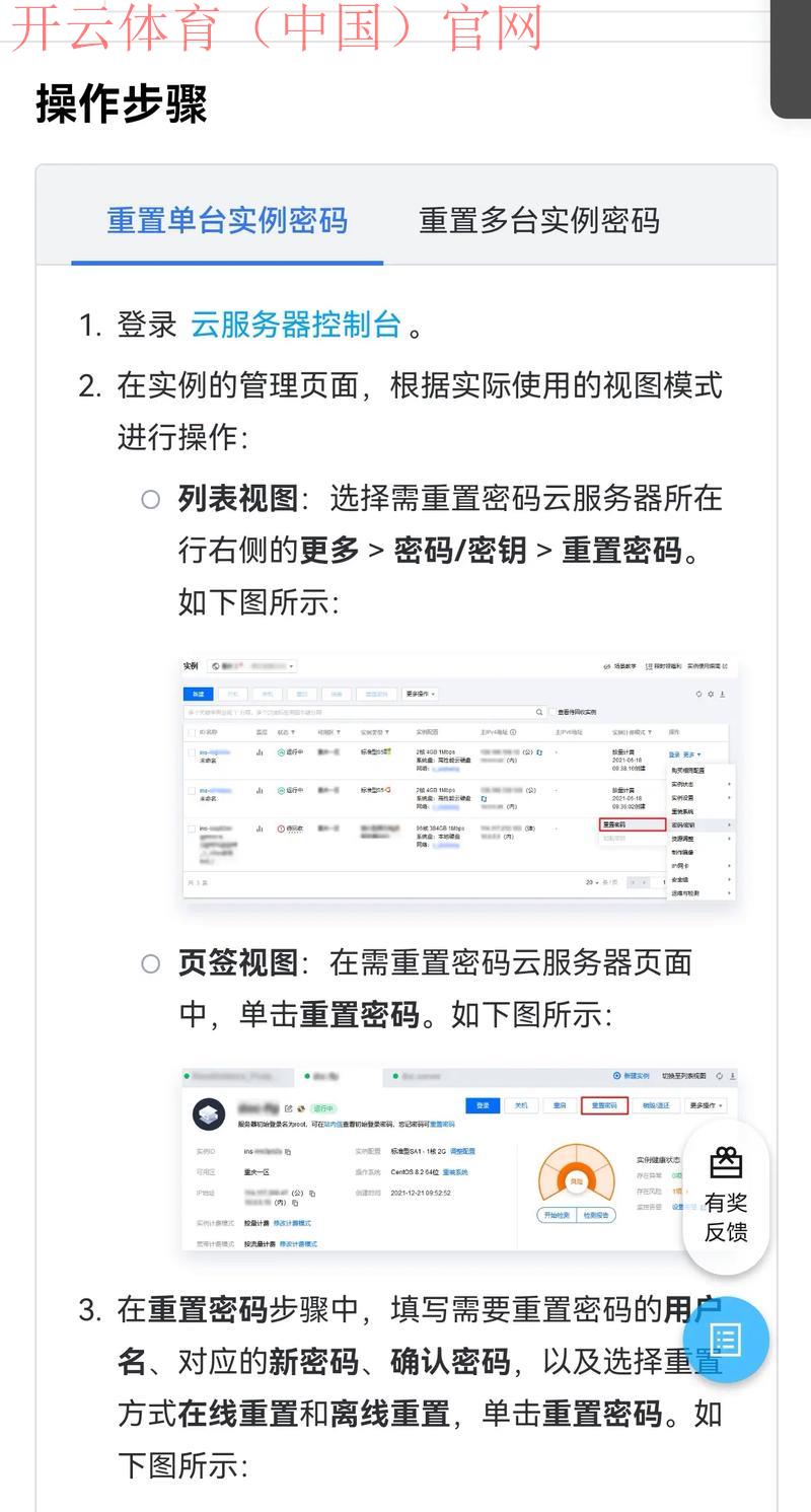 开云体育登录密码, 重置密码时需要注意的事项